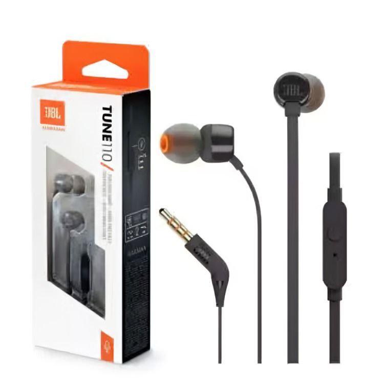 AUDIFONOS MANOS LIBRES JBL T110BK -2