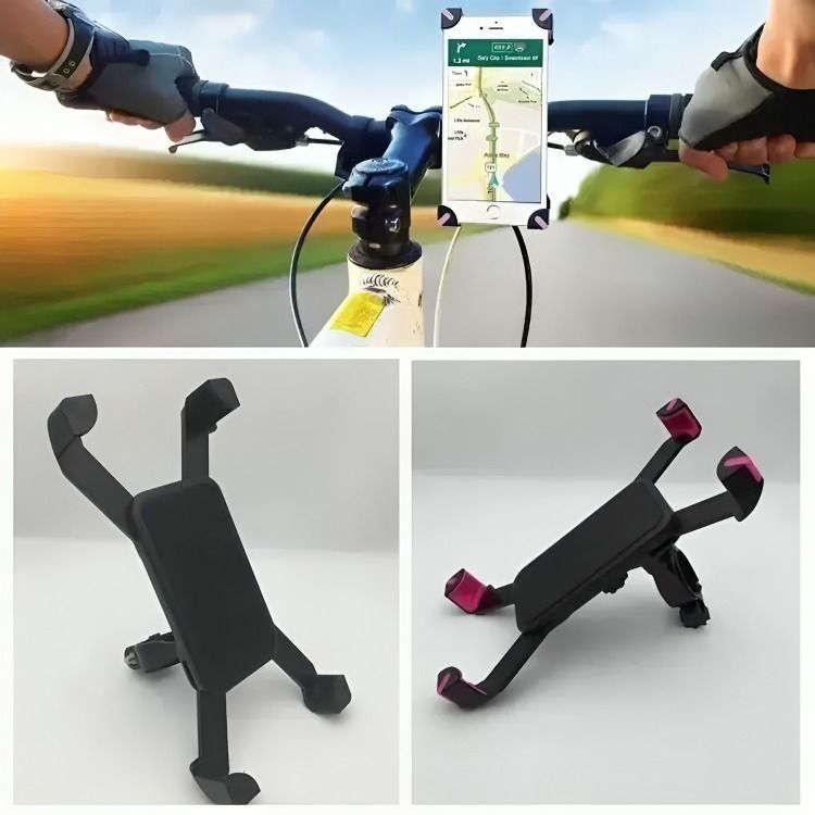 Soporte Porta Celular Universal Moto Bici Ajustable 360°-1