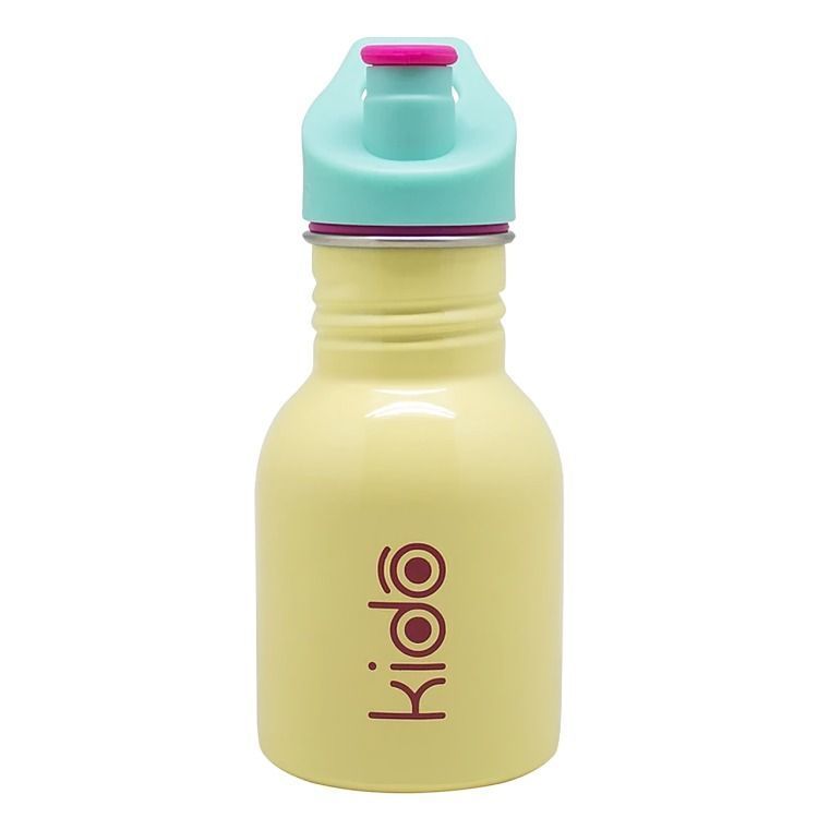 BOTELLA METALICA 335ML KEEP KIDO  C/AMARILLO-0