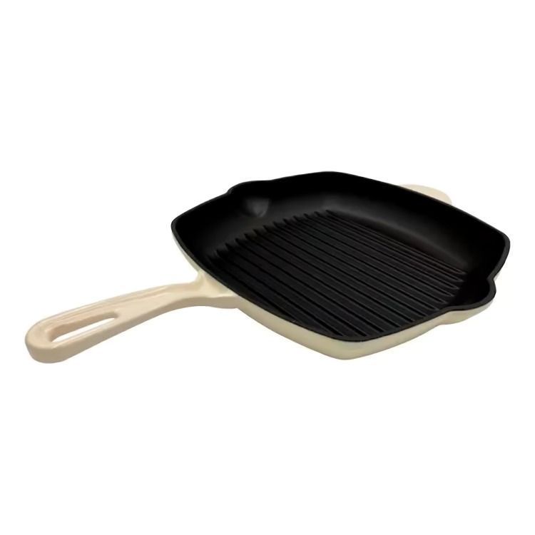 SARTEN GRILL IRON CAST 28CM WHITE KEEP-1