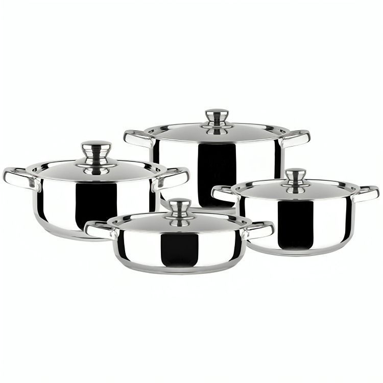 BATERIA COCINA MALAGA INOX 8P ACERO-0