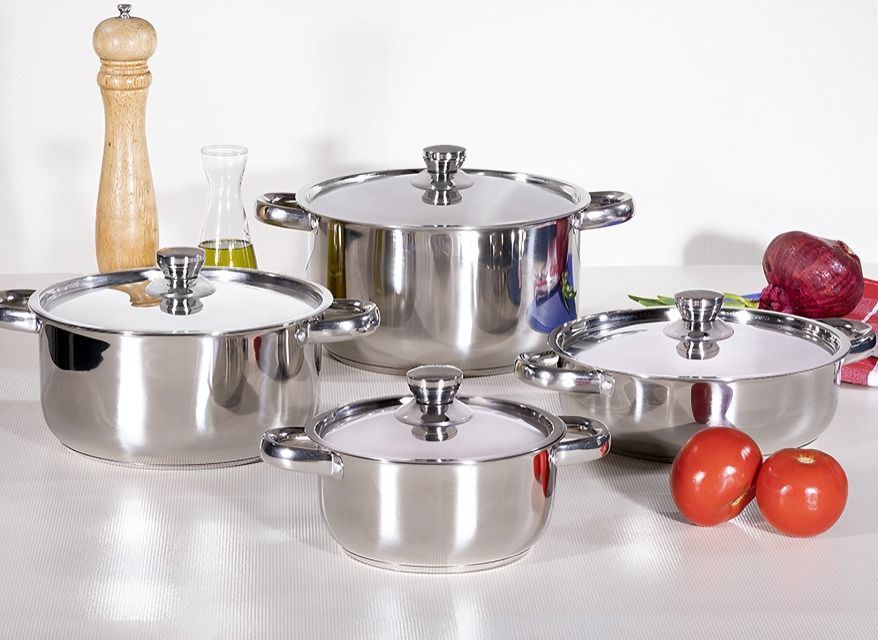 BATERIA COCINA MALAGA INOX 8P ACERO-1