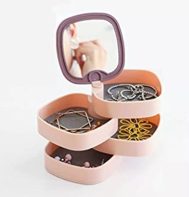 Organizador De Joyas Con Espejo-1