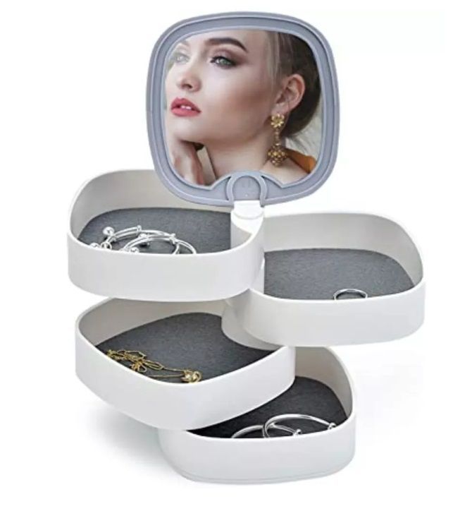 Organizador De Joyas Con Espejo-2