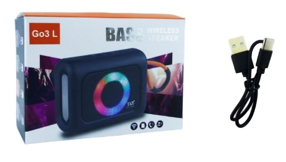 PARLANTE RECARGABLE BLUETOOTH MOD.G03L CON LUZ,USB,TF,COLGANTE CAJA rojo-1