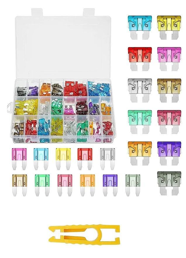 Kit Fusible 300 Unidades Eléctricos 12v Autos Motos + Pinza-1