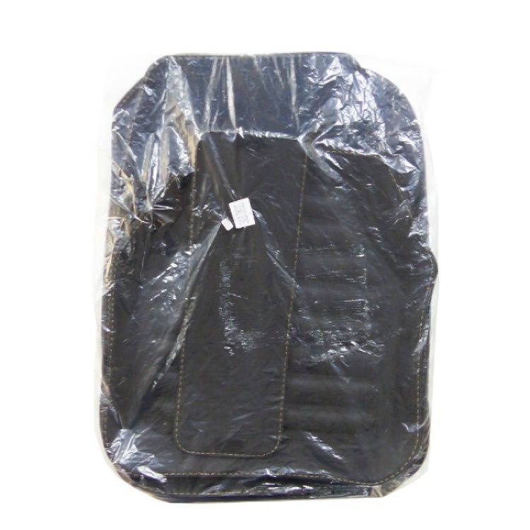 ALFOMBRA PARA AUTO ECO CUERO SET X 5 PCS COLOR NEGRO-2