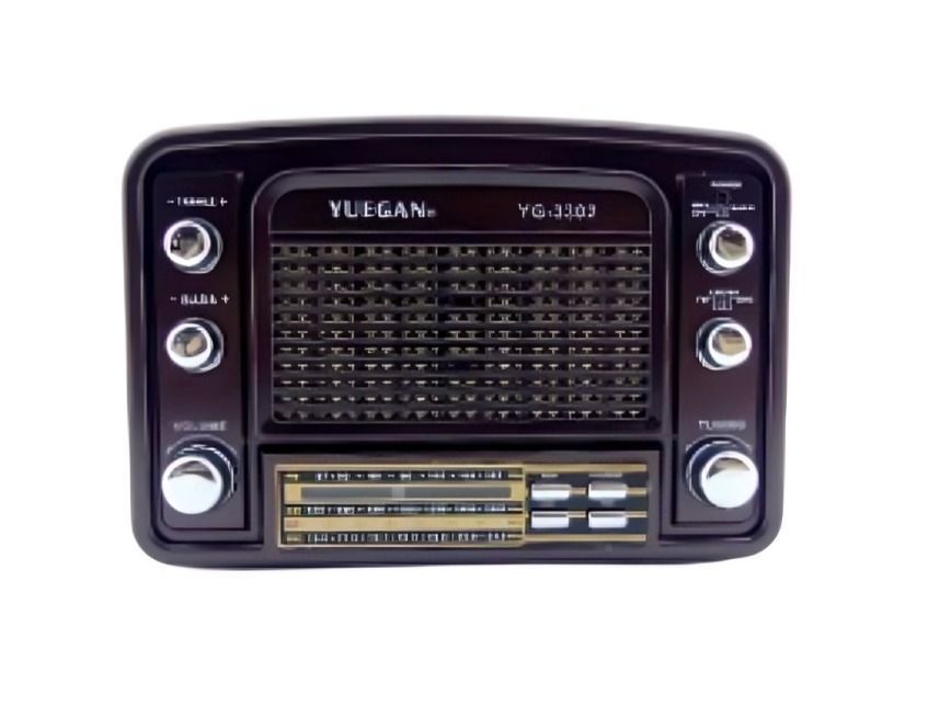 RADIO MULTIBANDA YUENGAN MOD YG-3302 RETRO USB-TF   (NEGRO)-0