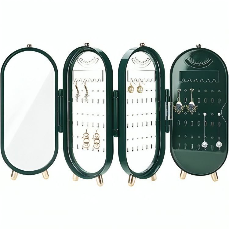 Estuche Para Joyas Plegable Joyero 4 Paneles Plegable Favorito -2