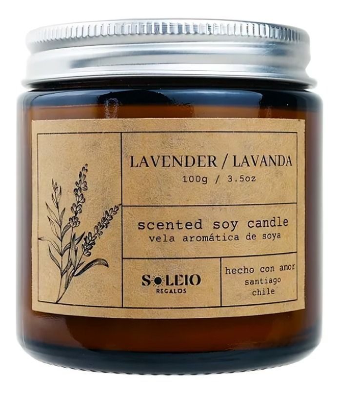 Vela Aromática  Soya  Lavanda-1