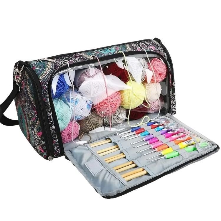Bolsa De Almacenamiento De Hilo/lana/crochet Para Tejer-0