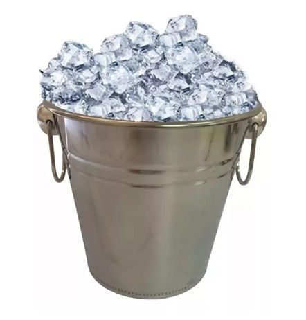 Cubetas Hielo Hielera Con Asas Hielera Acero Inoxidable 16cm-0