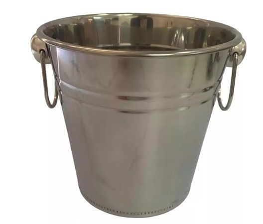 Cubetas Hielo Hielera Con Asas Hielera Acero Inoxidable 16cm-1
