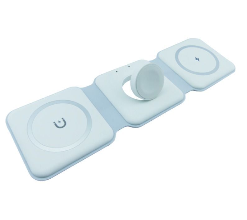 CARGADOR INALAMBRICO 3 EN 1 MAGSAFE LIGHTING RELOJ-AUDIFONO-SMARTPHONE CAJA -1
