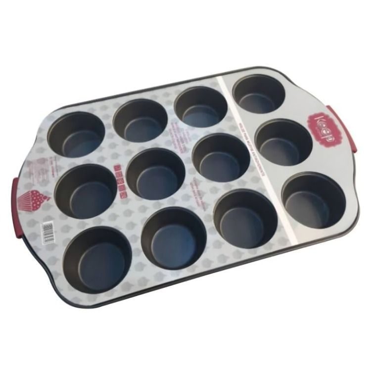 MOLDE MUFFIN 12 UNI 41,2*26,5*3,5       0,4 CM-2