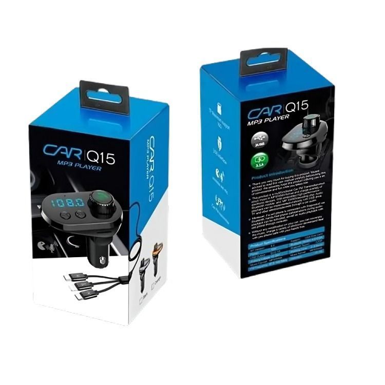 Transmisor 5 En 1 Fm Bluetooth Usb Mp3 Auto-2
