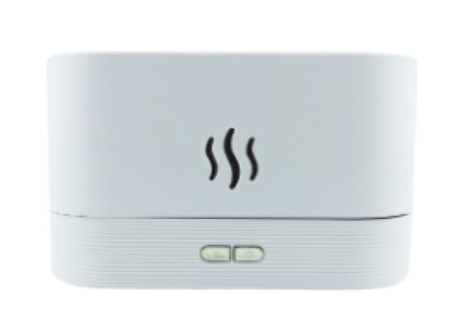 HUMIDIFICADOR MOD.EFECTO FLAMA LLAMA CON LUZ RGB 180ML BLANCO-0