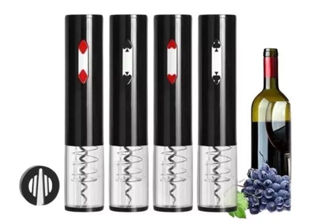 Sacacorcho Abridor Electrico Descorchador Destapador Vino-3