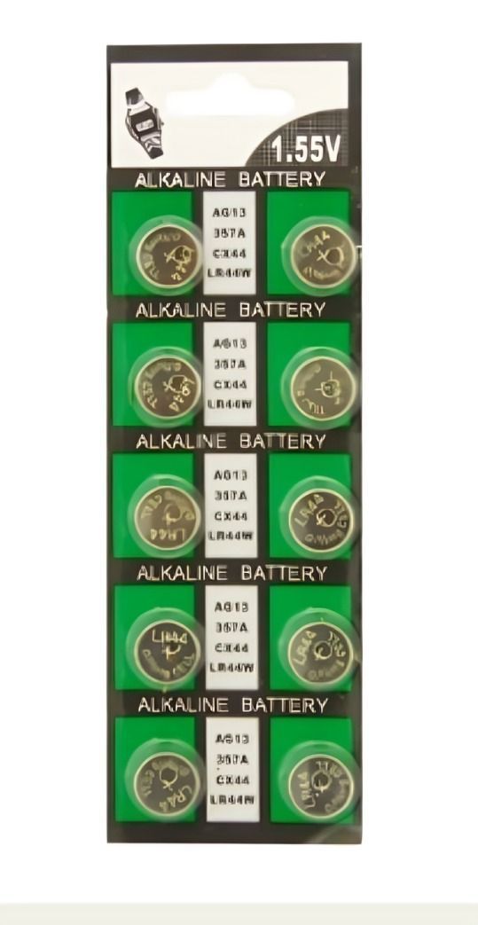 PILA AG-13 LR-44 SET X 10 PCS EN BLISTER-0