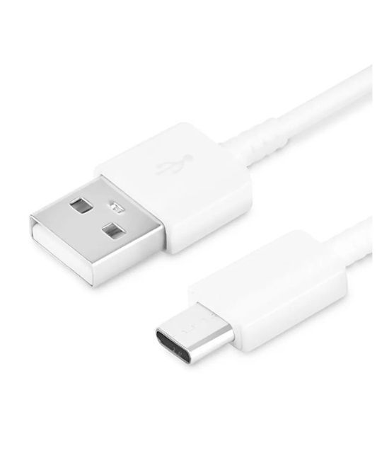 Cable Tipo C 2 Metros Ezra Carga Rapida 2.1a Ce Rohs Color Blanco-0