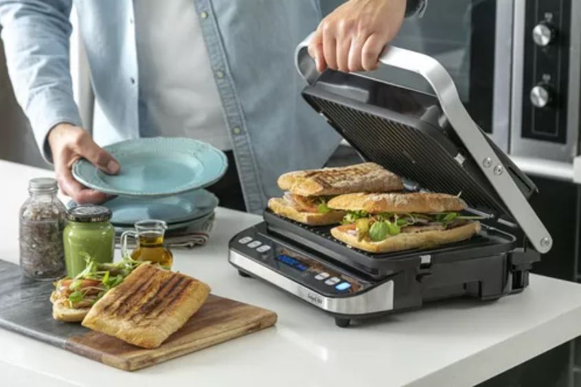 Plancha Parrilla Contact Grill Marmicoc Ma4610-4