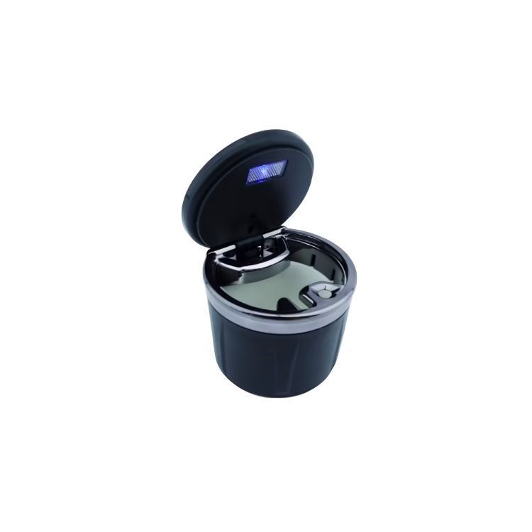CENICERO PARA AUTO PORTATIL CON LUZ LED PORTA MONEDA-0