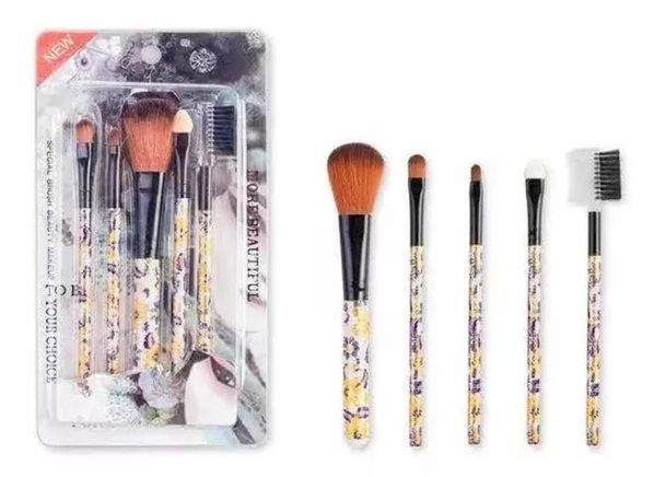 Set 5 Brochas De Maquillaje Profesional-1