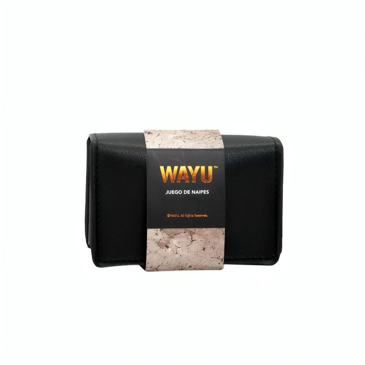JUEGO DE NAIPES ESTUCHE CUERO VEGANO WAYU-3