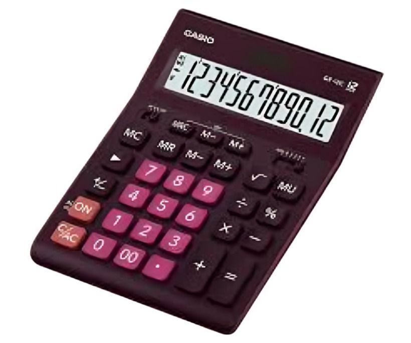 Calculadora CASIO tipo mini escritorio GR-12C -2