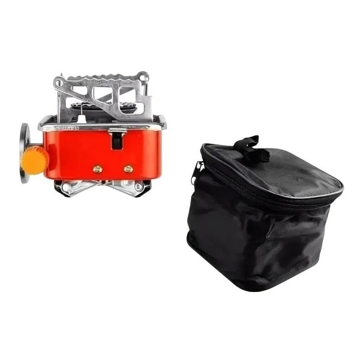 Cocinilla Mini A Gas Camping Outdoor Con Bolso-1