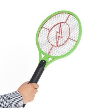 Raqueta Mata Moscas Eléctrico Recargable Matamosquito Zancudo-2