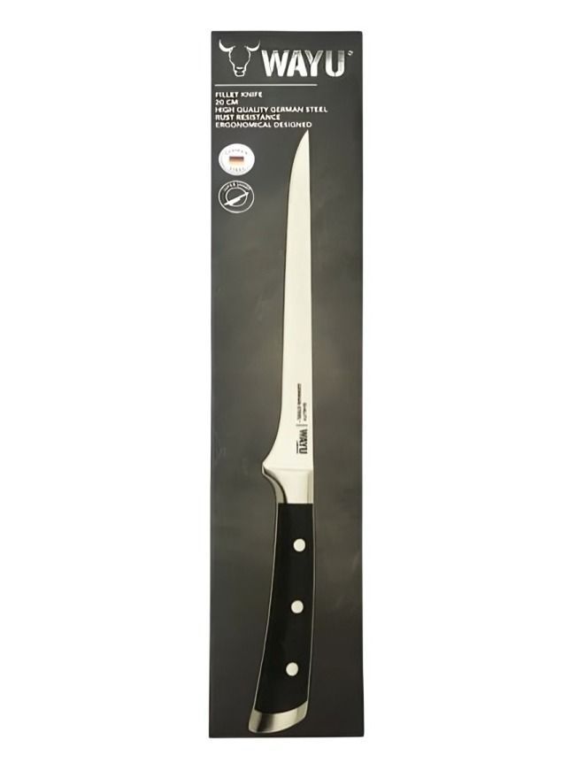 CUCHILLO FILETERO WAYU 20 CM WAYU ( Acero Inoxidable)-1