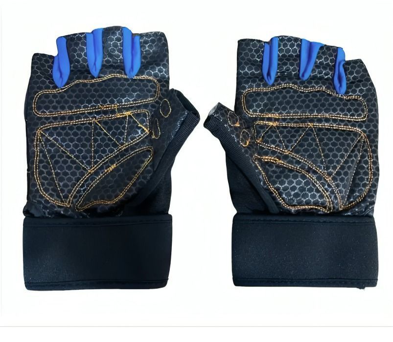 Guantes Ciclismo Bicicleta Dedos Cortos Con Palma Acolchada-0