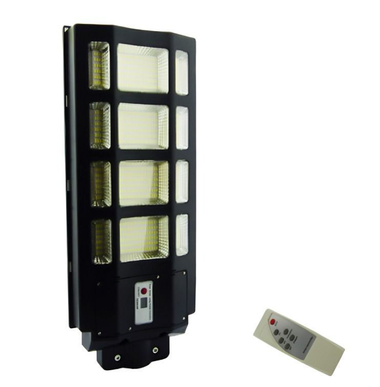 FOCO PARA POSTE SOLAR 400W CON 12 PLACAS 528 LED -0
