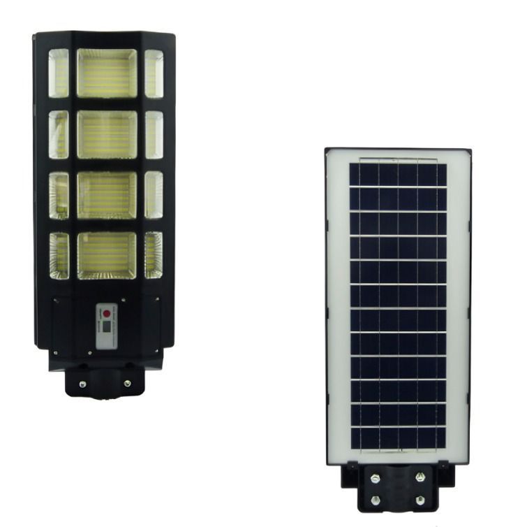 FOCO PARA POSTE SOLAR 400W CON 12 PLACAS 528 LED -1
