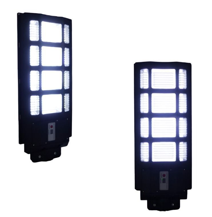 FOCO PARA POSTE SOLAR 400W CON 12 PLACAS 528 LED -2