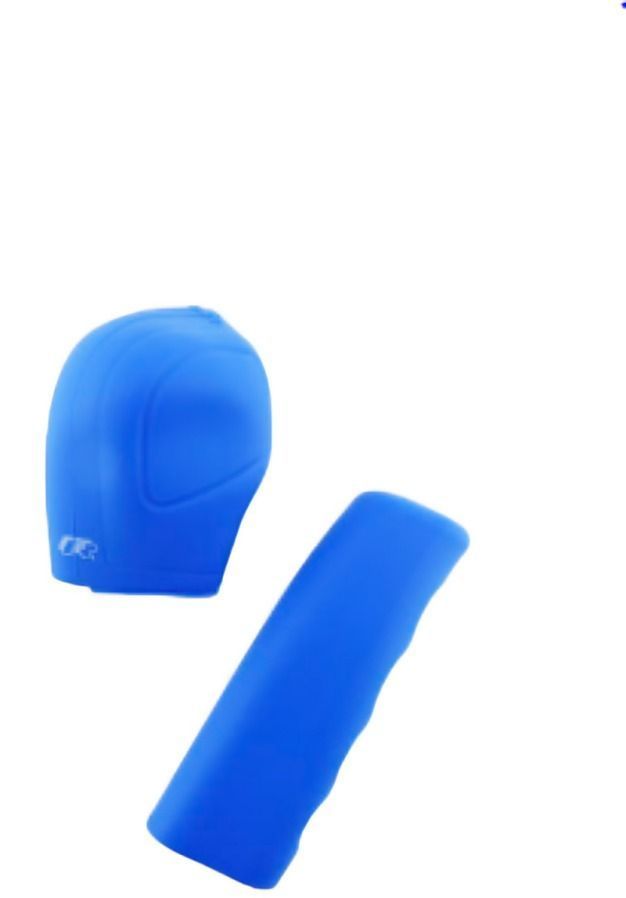 CUBRE VOLANTE SILICONA PARA AUTO SET X 3 PCS AZUL-0