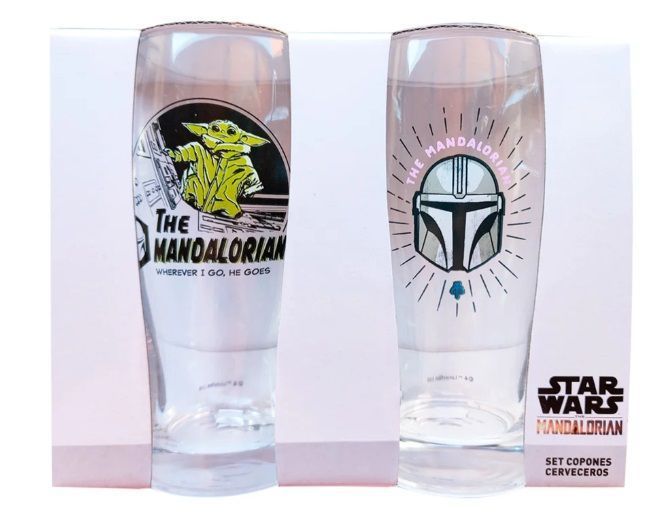 Set 2 Copones Cerveceros Star Wars Vasos The Mandalorian-0