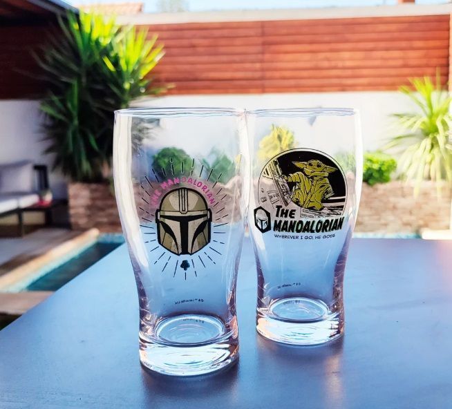 Set 2 Copones Cerveceros Star Wars Vasos The Mandalorian-2