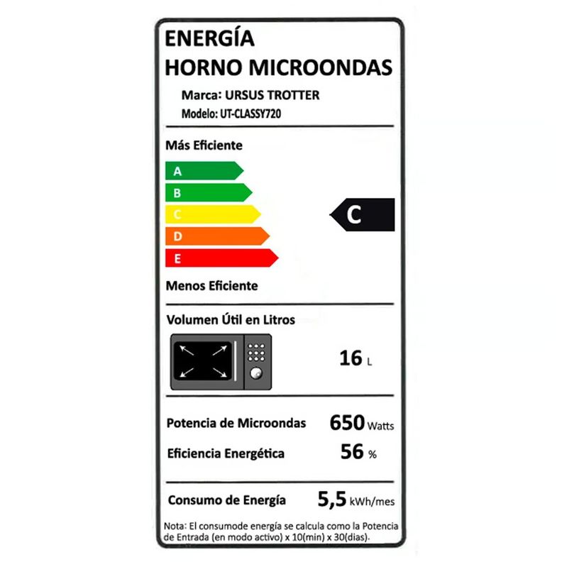 Microondas Digital Ut-Classy720-3