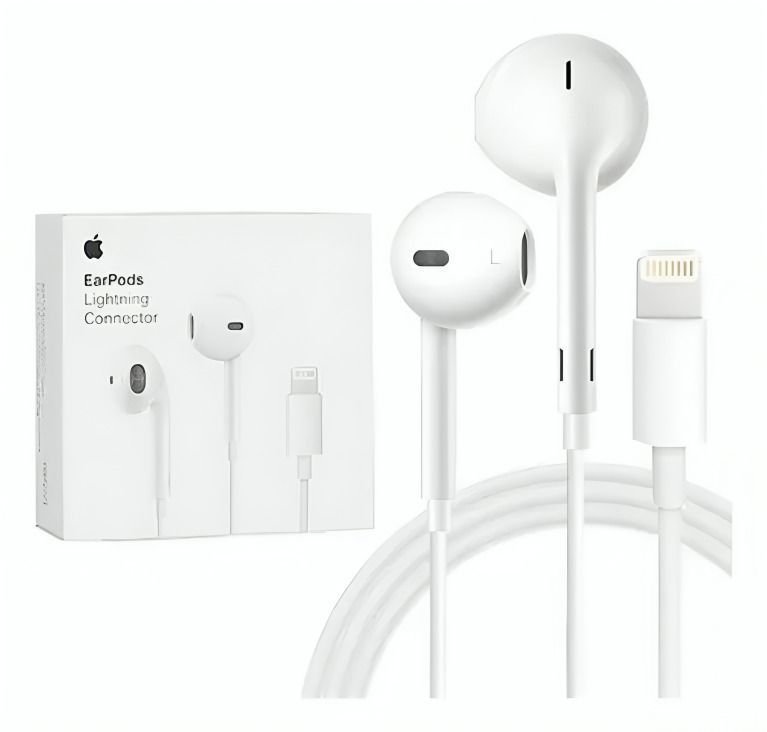 Audífonos Manos Libres earpods Conector Lightning Para iPhone-0