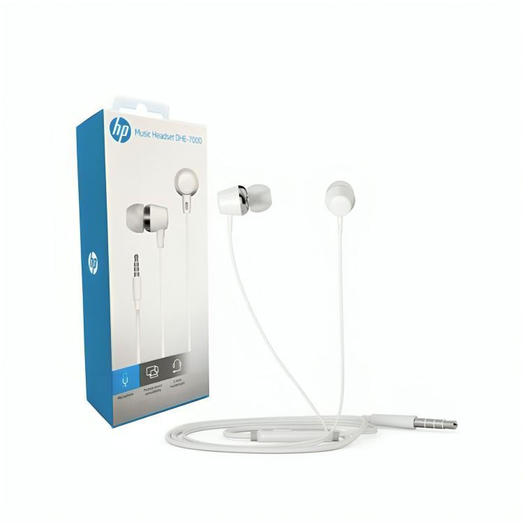 AUDIFONOS IN EAR DHE-7000 BLANCOS-2