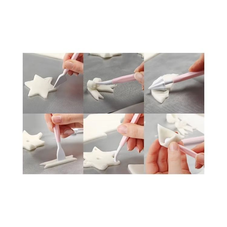 Estecas Para Repostería 5 Piezas Doble Punta Modelar Fondant-1