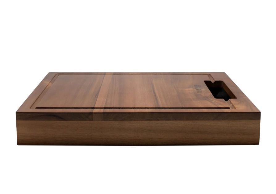 TABLA MADERA BOWL ACERO WAYU-1