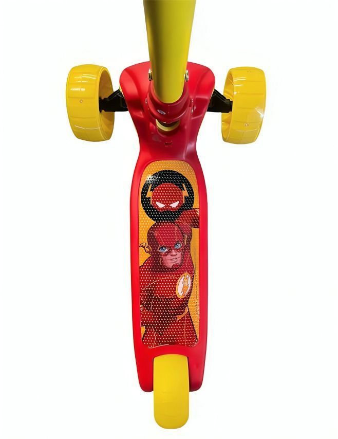 TRISCOOTER PLEGABLE JUSTICE LEAGUE (Luces en pedal)-2