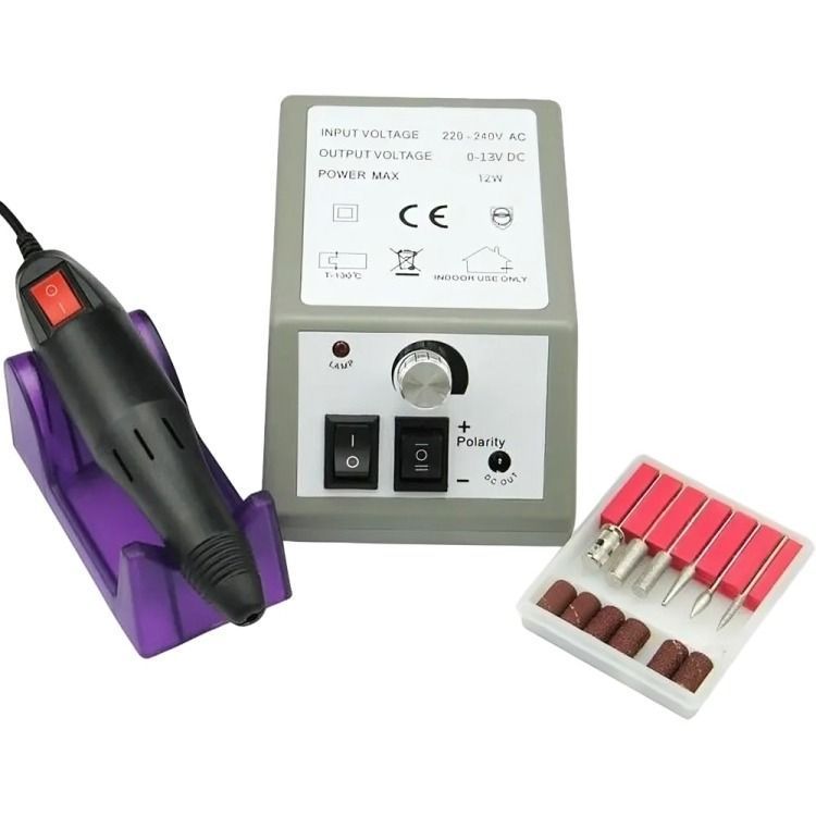 Set Torno Profesional Para Uñas Acrílicas Manicure Pedicure-1