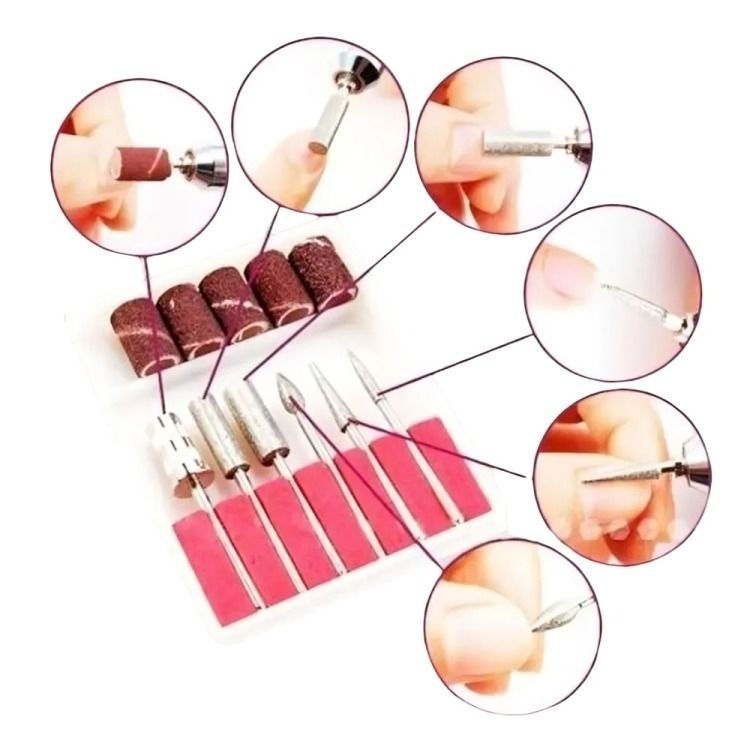 Set Torno Profesional Para Uñas Acrílicas Manicure Pedicure-2