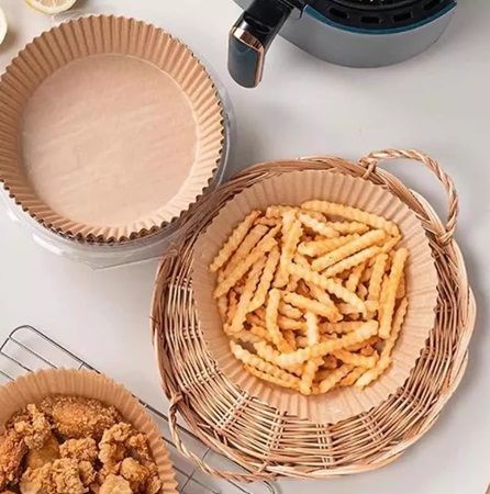 Set X100 Bandejas de papel Desechables Freidora Air Fryer-3
