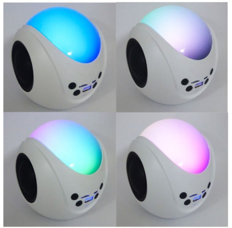 PARLANTE RECARGABLE MOD SY-688 PARTY LUZ RGB USB-1