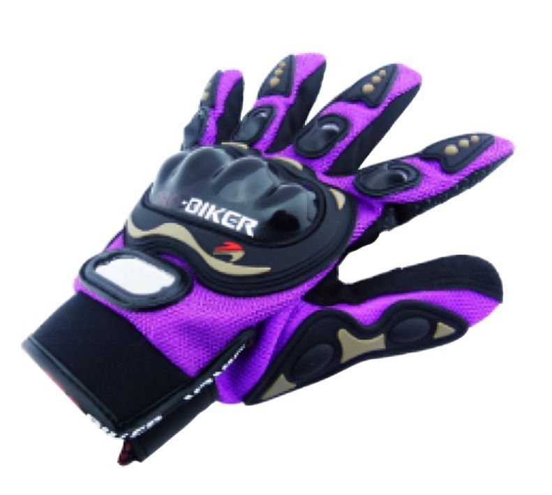 GUANTE PARA MOTO PROBIKER TOUCH MCS-01 TELA CON PROTECCIONES MORADO -0